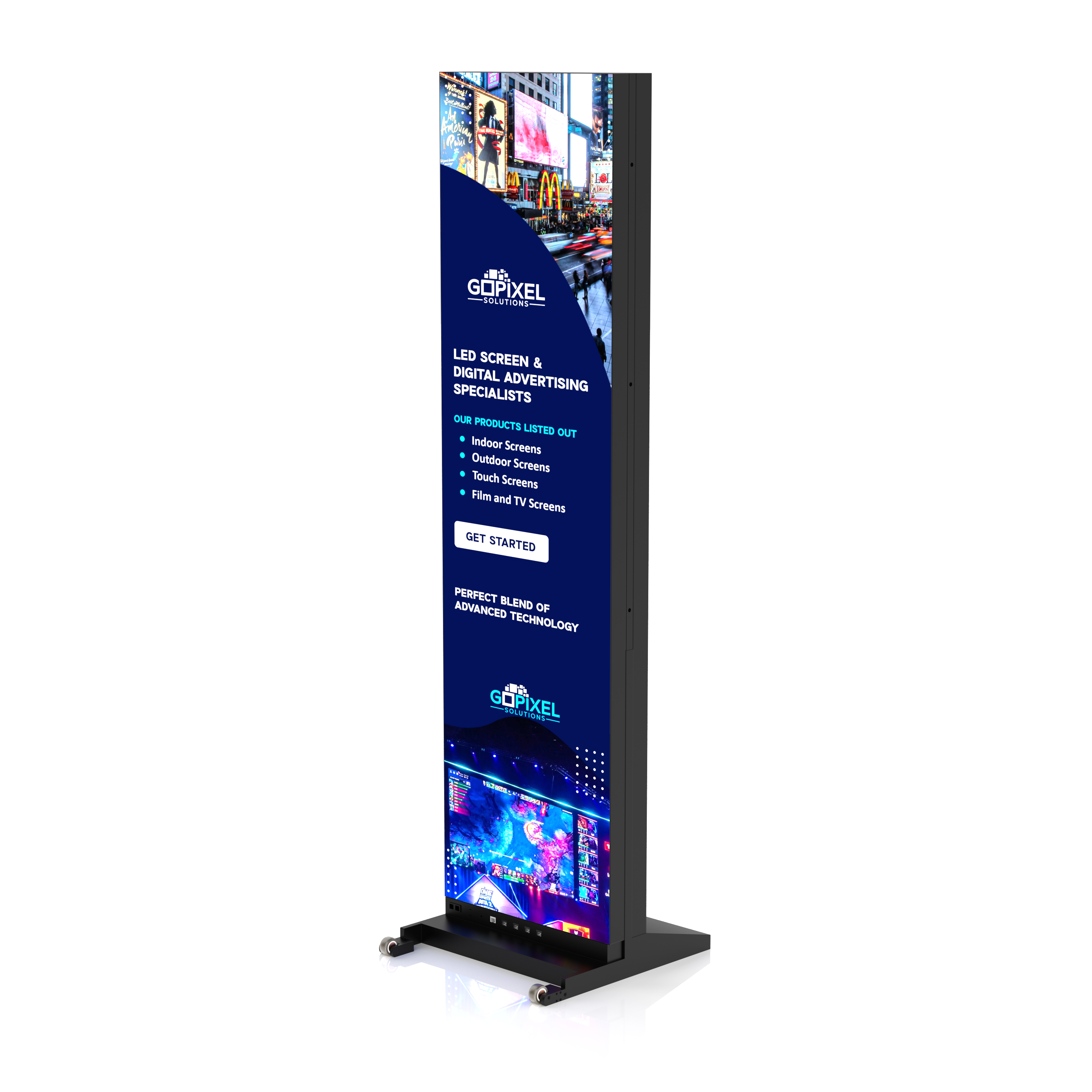 Indoor LED Duel Sided Advertising Poster | GoPixel Solutions 