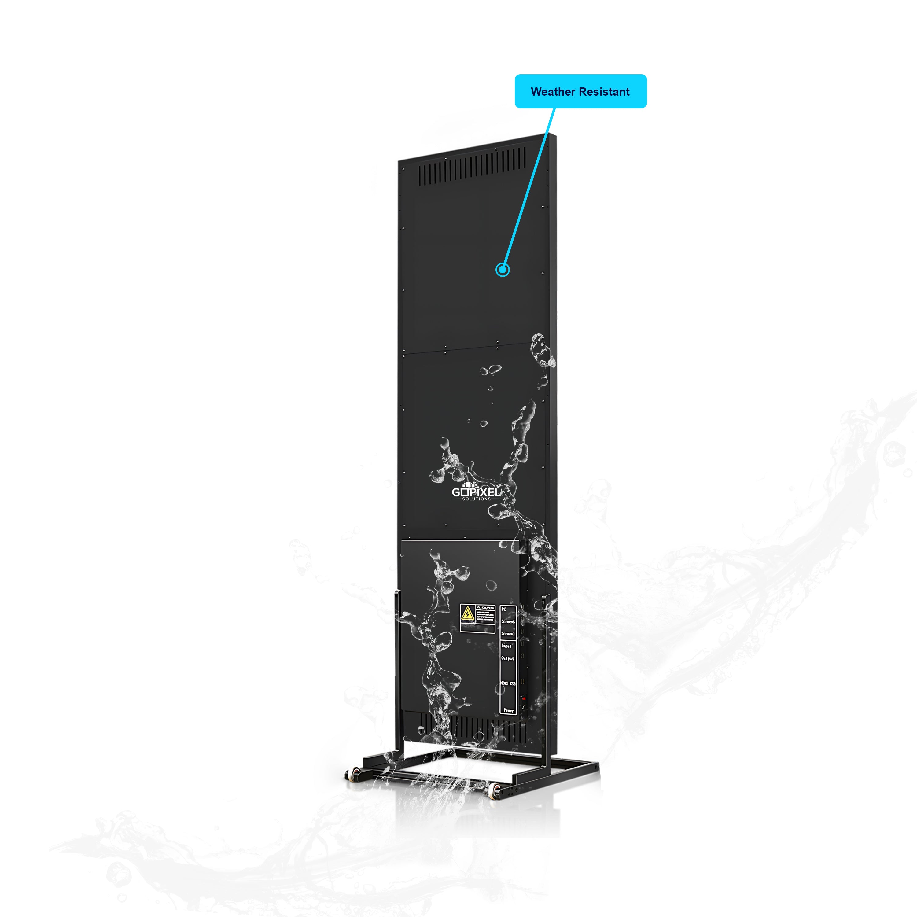 Outdoor LED Advertising Poster 6ft x 2ft | GoPixel Solutions