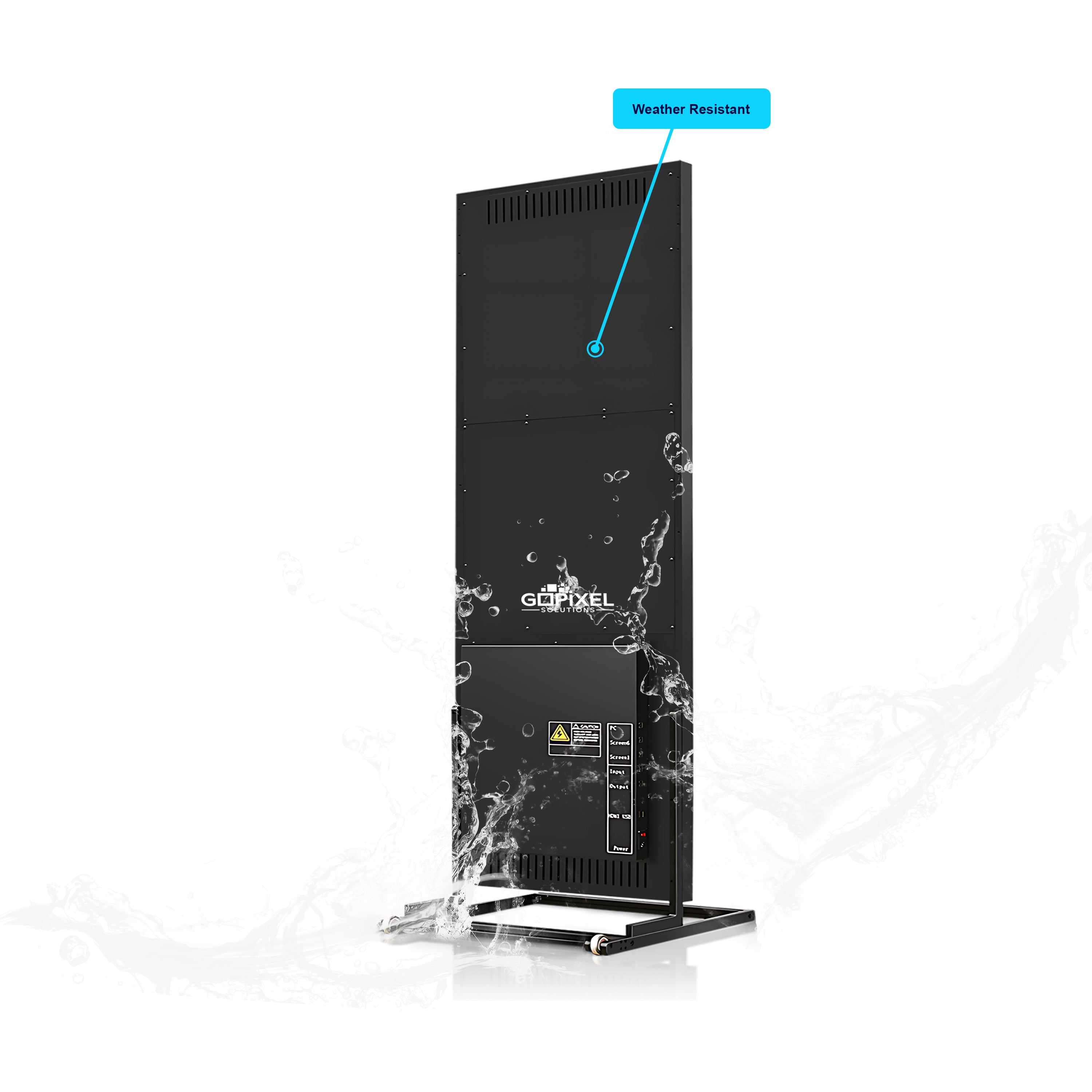 Outdoor LED Advertising Poster 6ft x 3ft | GoPixel Solutions 