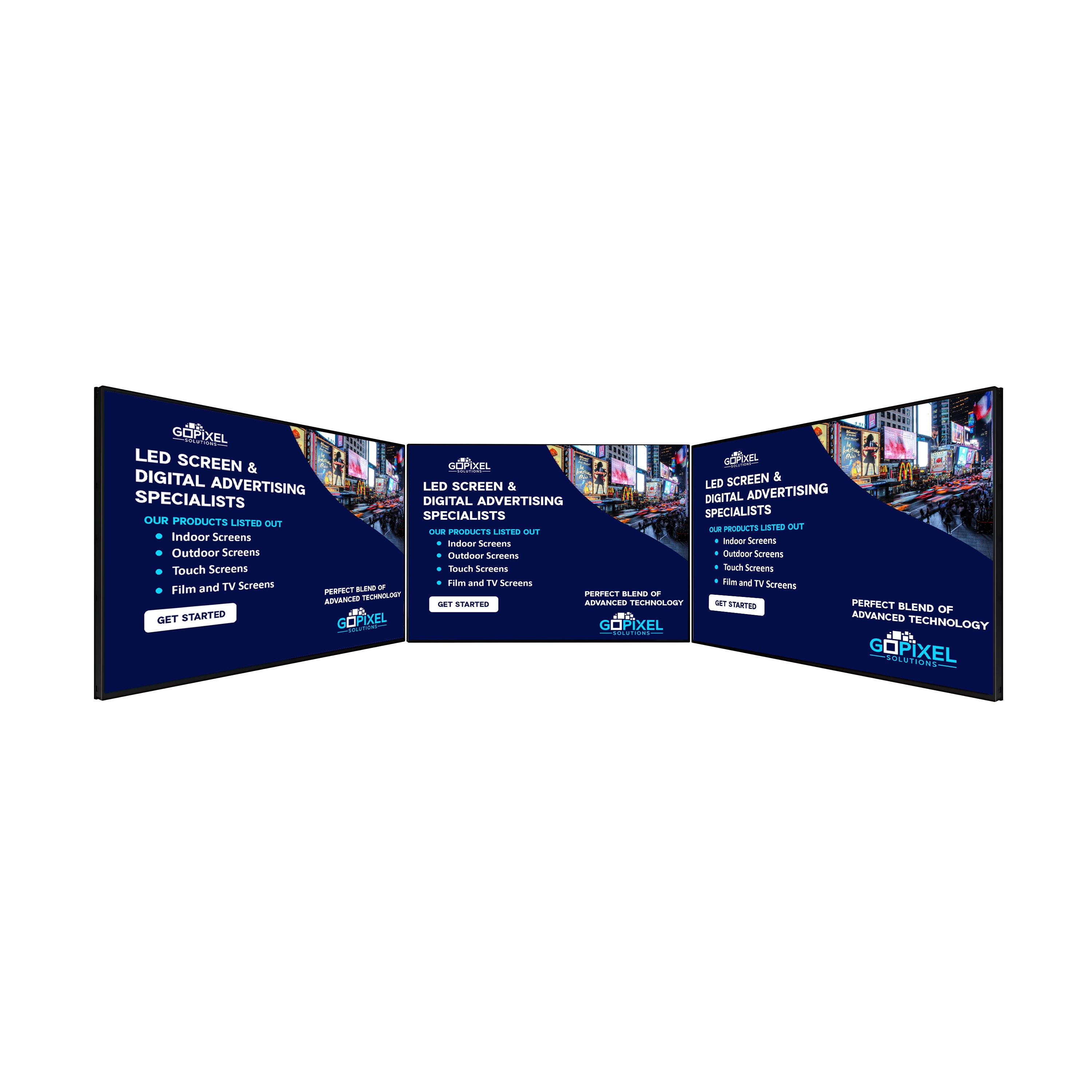 High Brightness LCD Menu Boards | GoPixel Solutions 