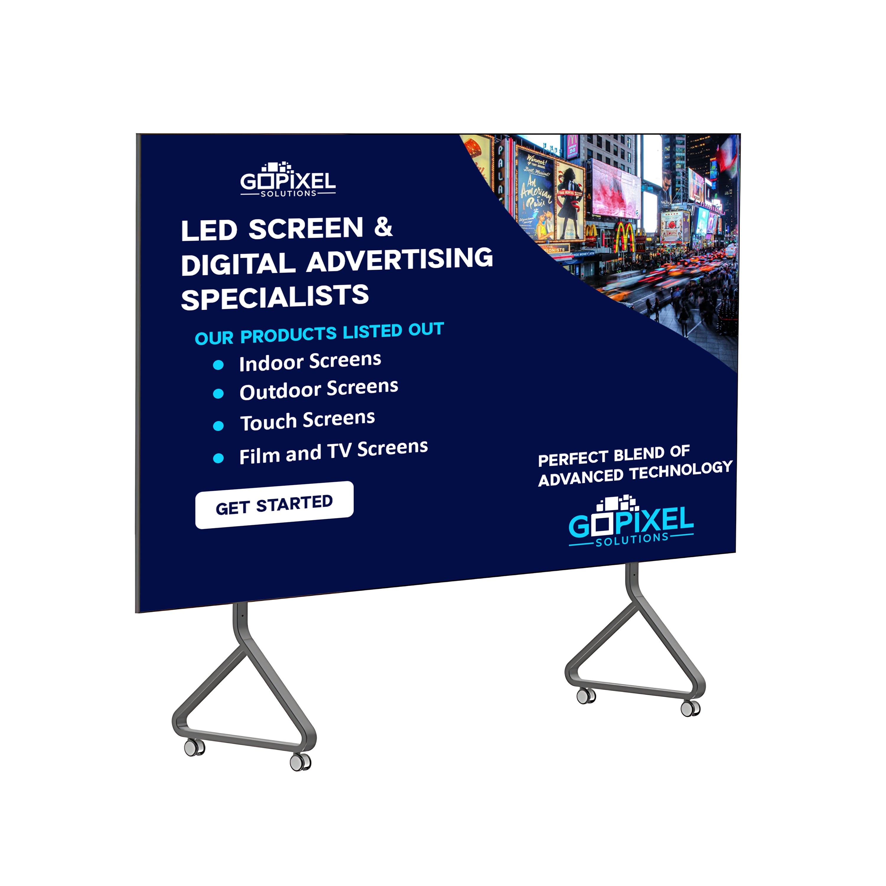 Portable 110'' LED Presenting Screen | GoPixel Solutions 