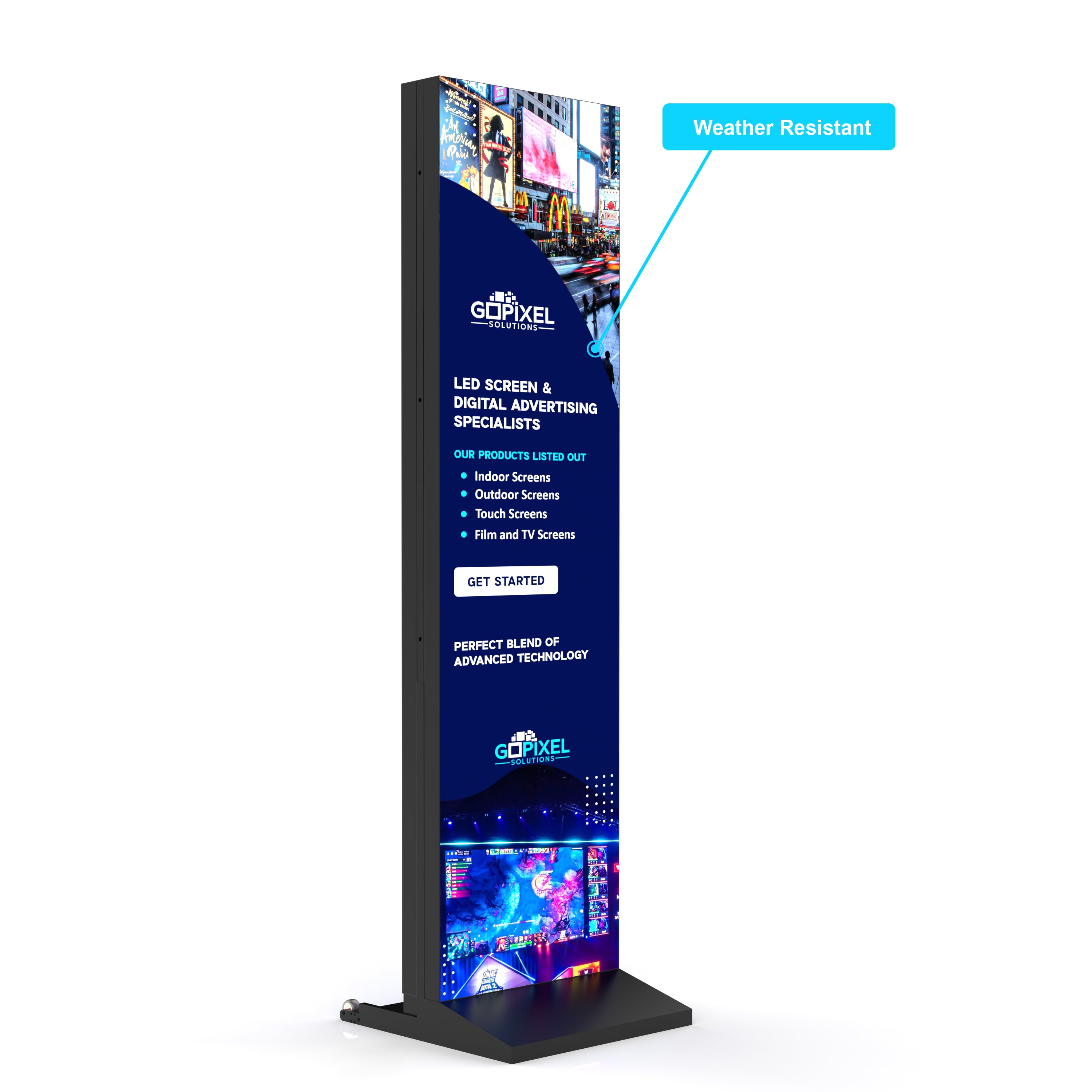 Outdoor LED Duel Sided Advertising Poster | GoPixel Solutions 