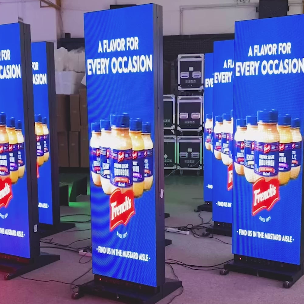 Indoor LED Duel Sided Advertising Poster | GoPixel Solutions 
